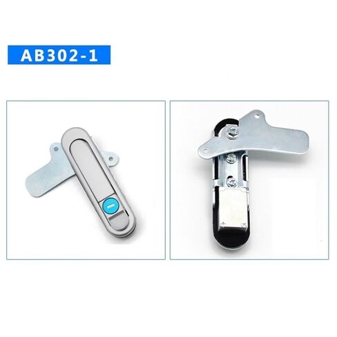 AB303-1 خزانة معدنية لوحة كهربائية قفل الباب رافعة الأدوات الكهربائية الأدوات خزانة الباب قفل 1pcs (AB301) in Saudi Arabia