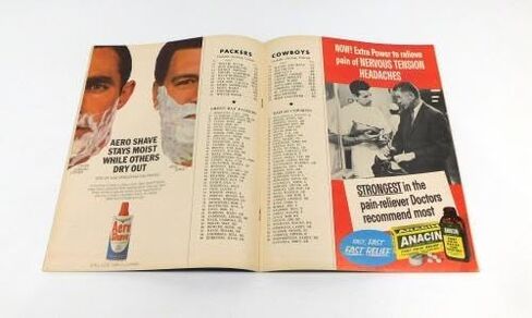 1965 Dallas Cowboys at Bay Packers NFL Football Program 10-24-65 - NFL Programs in Saudi Arabia