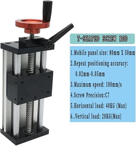الدليل الخطي منضدة العمل اليدوي 50 ~ 500mm كرات السكتة الدماغية SFU1204/1605/1610 قضيب مرحلة المحور البصري مرحلة الجلسة اليدوية (السكتة الدماغية 250 ملم) in Kuwait