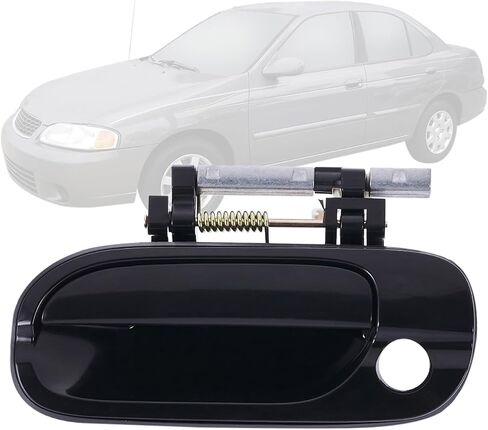 Auto Parts Avenue APA Replacement Outer Front Door Handle Black for 2000-2006 Sentra Driver Left LH Side NI1310117 in Saudi Arabia