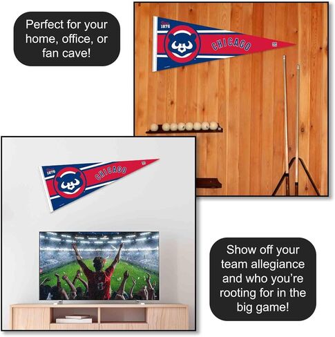Chicago Baseball Retro Vintage Throwback Full Size Pennant Flag in Saudi Arabia