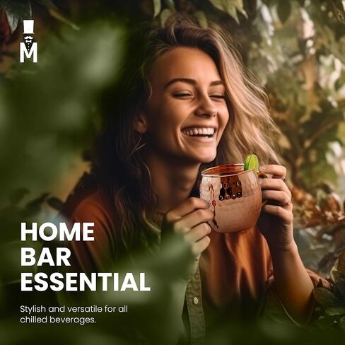 Moscow -mix Moscow Mugs - مجموعة من أكواب النحاس النقية 4-100 ٪ كبيرة 16 أوقية - كؤوس بغل موسكو الممتازة من 4 - كؤوس النحاس الصلبة مثالية هدية متميزة in Kuwait