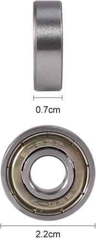 10PCS Double Shield Miniature high Carbon Steel Bearing 608zz 623zz 624zz 635zz 626zz 688zz 3D Printer Parts 608Rs 608 Bearing(635zz) in Saudi Arabia