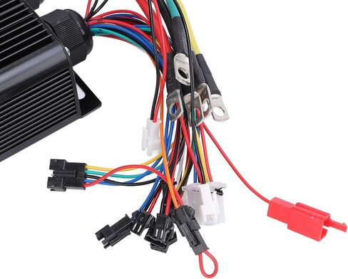 Filfeel 72V 80a 5000W وحدة تحكم كهربائية ، وحدة تحكم محرك Scooter Electric Scooter من الألومنيوم مع إدارة سرعة مستقرة للتحكم الدقيق وتجربة ركوب محسنة ، مصنوعة in Saudi Arabia