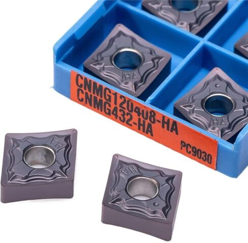 أداة الدوران ، أداة الدوران الداخلية Carbide 10pcs CNMG120404 CNMG120408 HA PC9030 Carbide Carbide Hard Alloy Tool Trans Tard (الحجم: CNMG120408 HA PC9030) in Saudi Arabia