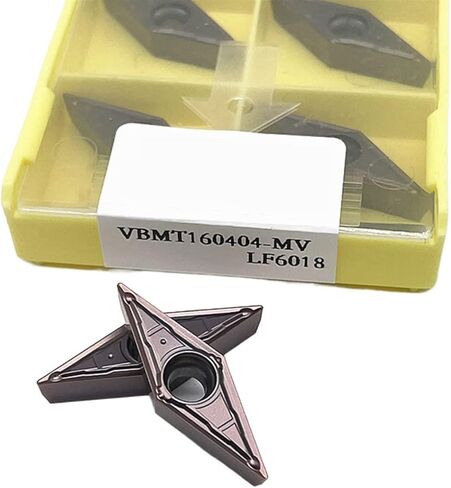 أداة الدوران ، أداة تحول Carbide الداخلية 10pcs VBMT160404 VBMT160408 LF6118 LF6018 CARBIDE CNC CUTTER TURNER FOR FATING STELL (الحجم: VBMT160408-MV LF6118) in Kuwait