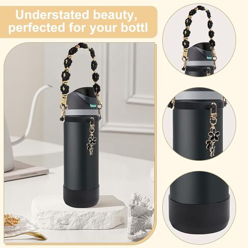 Comprehensive Compatible Owala Accessories Set: Silicone Boot for 24oz & 32oz Bottles, Water Bottle Handle Strap, Bottle Seal Ring, Replacement Stopper, Charms, Compatible Owala FreeSip in Kuwait