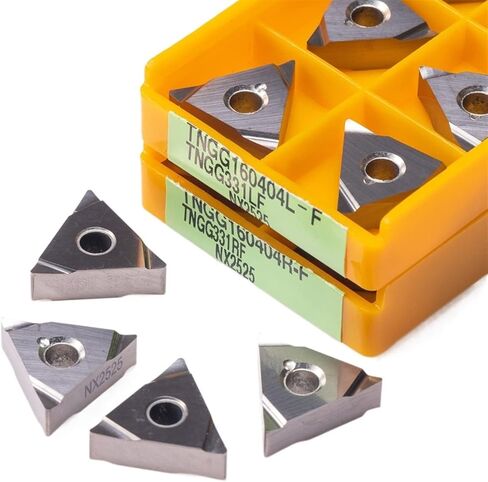 أداة الدوران ، أداة الدوران الداخلية Carbide Tngg160404r Tngg160404L-F NX2525 أداة تحول شفرة السيراميك CNC Carbide (الحجم: TNGG160404R-F NX2525) in Kuwait
