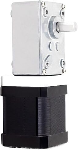 28 * 32mm NEMA11 مربع التروس الدودي محرك السهول 2Phrase 1.5 ° 0.67A عزم الدوران 1.9nm-3.5nm محرك انخفاض سرعة الدودة (نسبة التخفيض 87) in Saudi Arabia