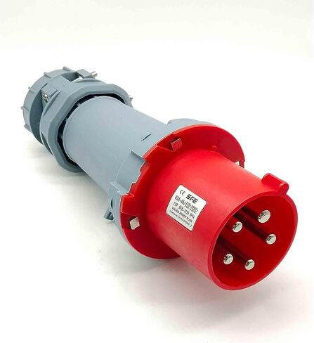 IEC60309 Waterproof Industrial Connector Plug 5Pin 63A 400V 3P+E+N IP44 in Kuwait