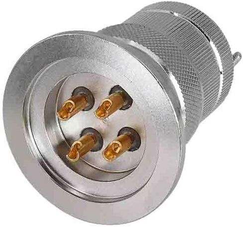 موصل الطيران المختوم KF40-04 4 دبوس الزجاج مغلق من الذكور والإناث لتوصيل الفراغ in Kuwait