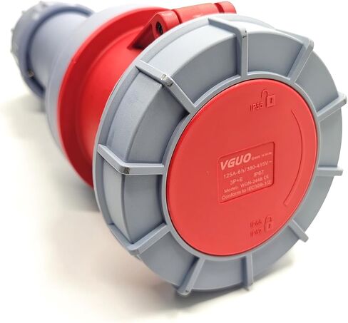 IEC60309 Waterproof Industrial Connector Socket 4Pin 125A 380-415V 3P+E IP67 in Saudi Arabia