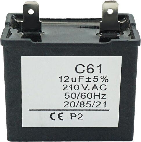 C61-P2 10uF 300VAC 50/60Hz Capacitor Compatible with Most Motors and Water Pump in Saudi Arabia