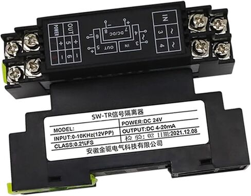 1PCS عزل إشارة دقة عالية 4-20MA 0-10V مكيف الإشارة 1 في 1 وحدة التناظرية لعزل الإشارة (4-20MA إلى 4-20MA) in Saudi Arabia