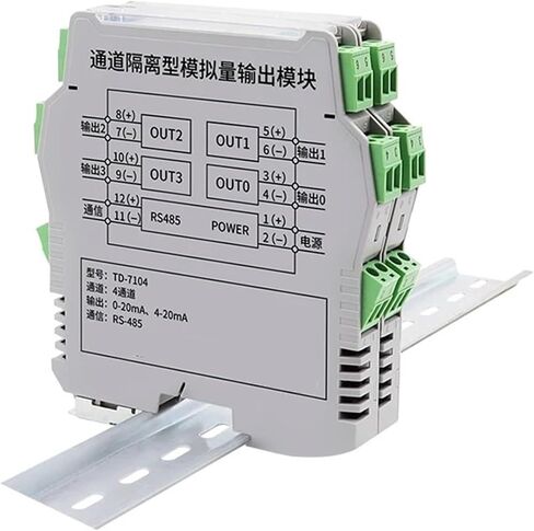 TD-71XX RS485 إلى 4-20MA وحدة الإخراج التناظرية التوسع توسع القنوات وقنوات الجهد (قناة 2) in Kuwait