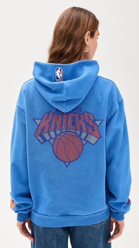 Women's NY Knicks Team Crew Hoodie in Saudi Arabia