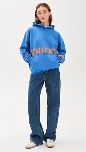 Women's NY Knicks Team Crew Hoodie in Saudi Arabia