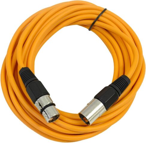 الصوت الزلزالي saxlx-50blue-2pack زوج من الذكور الأزرق 50 قدم xlr إلى ميكروفون أو كابل التصحيح (2 حزمة) in Saudi Arabia