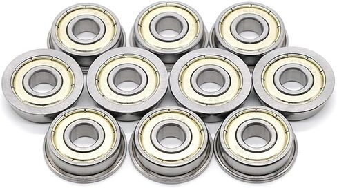 F606ZZ Flange Bearing 6x17x6 Mm Flanged Ball Bearings F606 Z ZZ 2Pcs in Saudi Arabia
