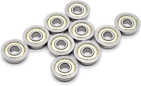 F606ZZ Flange Bearing 6x17x6 Mm Flanged Ball Bearings F606 Z ZZ 2Pcs in Saudi Arabia