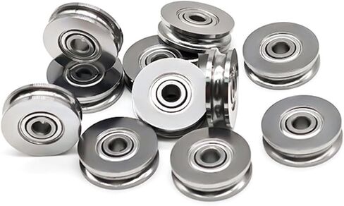 SU3-14ZZ 3x14x4 Mm Roller Bearings SU3-14 Deep Groove Ball U-Shaped Groove Wheel 5PCS in Saudi Arabia