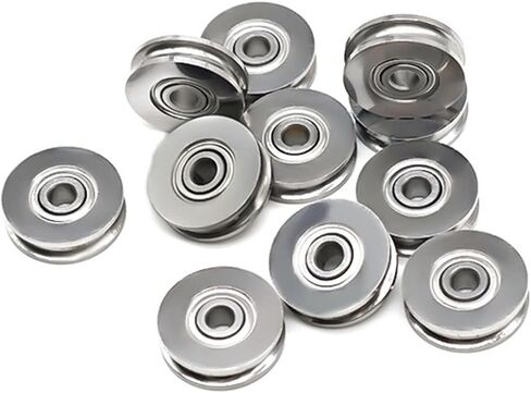SU3-14ZZ 3x14x4 Mm Roller Bearings SU3-14 Deep Groove Ball U-Shaped Groove Wheel 5PCS in Saudi Arabia