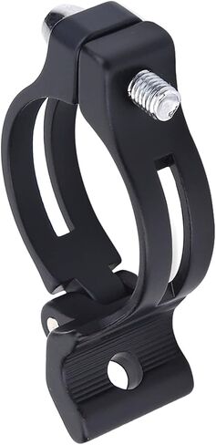 2 Sizes Bikes Front Derailleur, 31.8mm and 34.9mm Bicycles Front Derailleur Clamp Aluminum Alloy Derailleur Mount Adapter for Road or Mountain Bikes Black Bicycles Accessories in Saudi Arabia