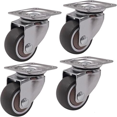 2INCH Super Mute Wheels Diameter Diameter 50mm ، Bear 40kg for Furniture Sofa Showcase 4pcs in Saudi Arabia