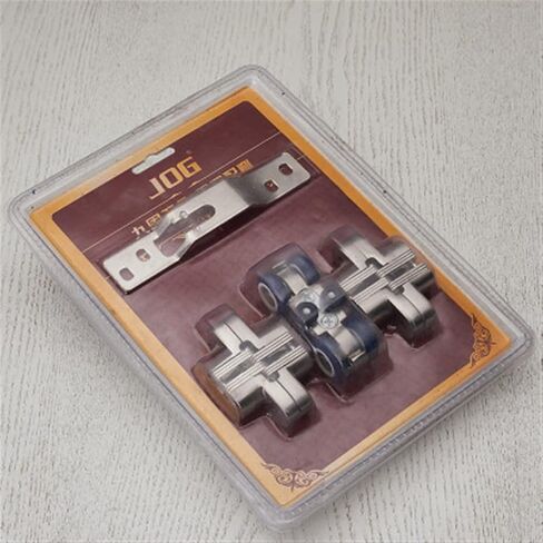 Folding Sliding Door Roller 70KG Bedroom Meeting Room Wood Door Hanging Wheels Foldng Cross Hinge 1Set in Saudi Arabia