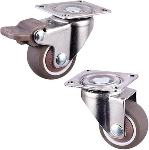 4pcs الأثاث عجلات عجلات ناعمة من المطاط دوارة in Saudi Arabia