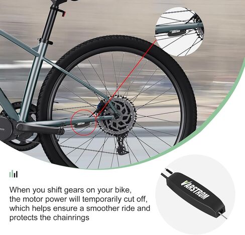 Gear Shift Sensor for BAFANG - Compatible with HD BBS02B BBS01B Mid Drive Kit, Gear Cable for 8fun Electric Bike Conversion Kit BBS02 BBS01, Ebike Shift Sensor with 3Pin Male Connector in Saudi Arabia