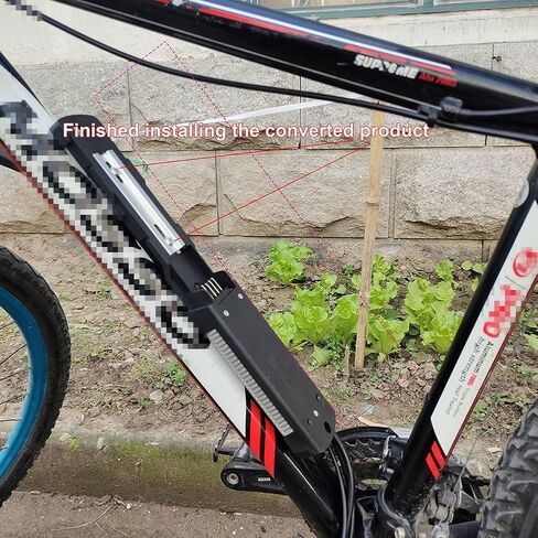 Electric Bike Battery Bracket, Ebike Battery Anchor Bracket Mount, Ebike Conversion Kit for Battery Adapter Frame Mount, Aluminum Alloy E-Bike Battery Box Bracket Mount Show in Saudi Arabia