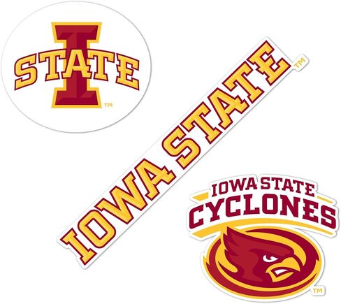 Desert Cactus Iowa University Wallstix ISU Cyclones ملصق جدار قابل للإزالة 11x17 فينيل شارات الاستخدام في الهواء الطلق (التصميم أ) in Saudi Arabia