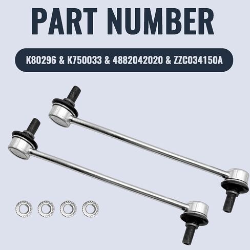 K700432 K700538 Stabilizer Sway Bar Links Front for 2007-2020 Chevrolet Avalanche,Silverado 1500,Suburban,Suburban 1500,Tahoe,GMC Sierra 1500,Yukon/Xl/1500,Cadillac Escalade in Kuwait