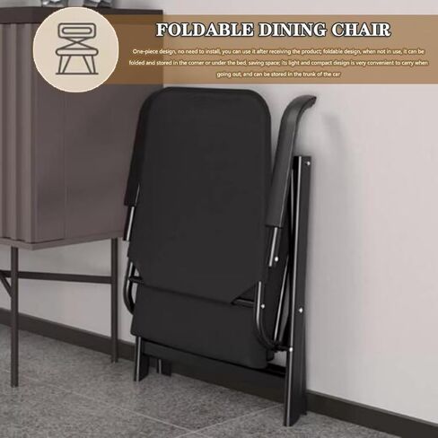 Fold Up air Folding Comfortable and Breathable Back air, Office Sedentary Computer air, Reception air, Load-Bearing 100kg/220.5lbs in Saudi Arabia