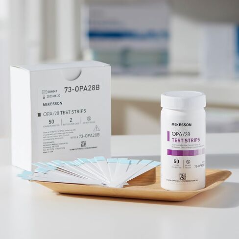 McKesson OPA/28 شرائط اختبار لمؤشر التركيز ، والاستخدام الفردي ، 50 عدد ، 1 حزمة in Saudi Arabia