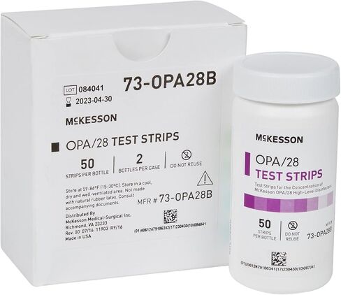 McKesson OPA/28 شرائط اختبار لمؤشر التركيز ، والاستخدام الفردي ، 50 عدد ، 1 حزمة in Saudi Arabia