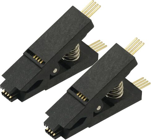 2PCS SOIC8 SOP8 اختبار المبرمج مقطع SOP SOIC 8 SOIC8 DIP 8 SOP8 PIN TEST CLAMP in Saudi Arabia