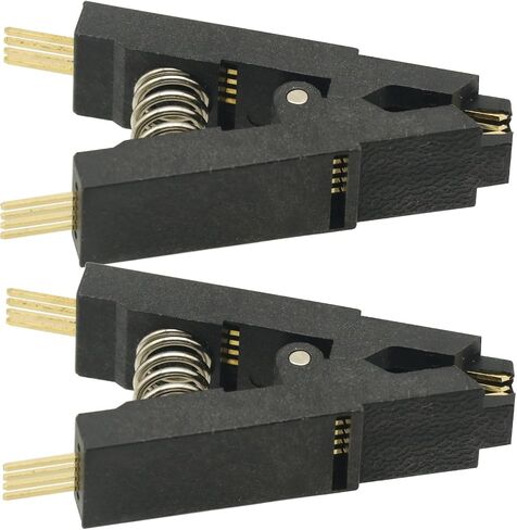 2PCS SOIC8 SOP8 اختبار المبرمج مقطع SOP SOIC 8 SOIC8 DIP 8 SOP8 PIN TEST CLAMP in Saudi Arabia