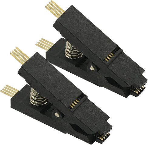 2PCS SOIC8 SOP8 اختبار المبرمج مقطع SOP SOIC 8 SOIC8 DIP 8 SOP8 PIN TEST CLAMP in Saudi Arabia