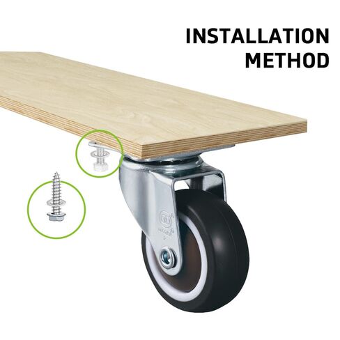 1.5 '' عجلات العجلات مجموعة من 4 عجلات شديدة التحمل لا ضوضاء ، عجلات العجلات العلوية دوارة لمشروع صغير ، منضدة ، طاولة جانبية ، أثاث وعلبة عمل (1.5 بوصة دوارة) in Kuwait