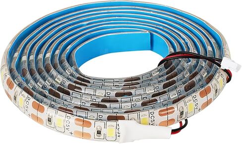 طابعة ثلاثية الأبعاد طابعة طابعة LED Strip Trock لـ Bambu Lab P1P/P1s ، مع عرض بطول 1.5 متر 7 مم و 75 حبات LED ، من السهل تثبيت مصباح LED 5V شريط مرن أضواء السطوع عالية الأجزاء 3D أجزاء in Kuwait