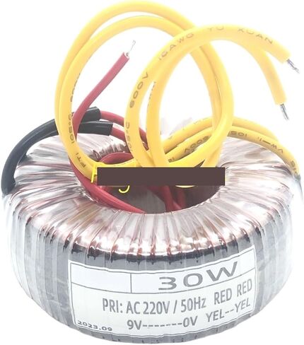 1pcs 30W 30VA Toroidal Transformer Input 220V 50Hz Output 9V Power Amplifier Power Ring Transformer in Saudi Arabia