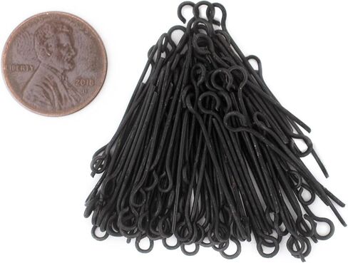 TheBeadChest Brass 21 Gauge 3 Inch Eye Pins (Approx 100 pieces) in Saudi Arabia