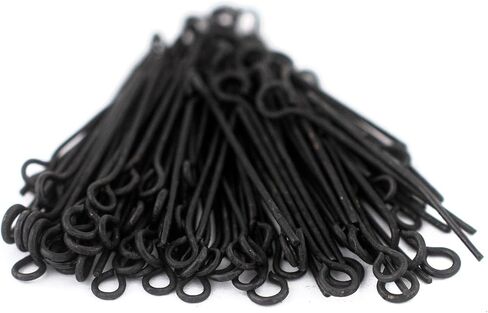 TheBeadChest Brass 21 Gauge 3 Inch Eye Pins (Approx 100 pieces) in Saudi Arabia