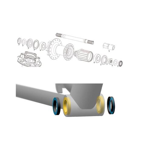 2PCS 6805N-2RS Stainless Steel Bearing 25x37x6mm ABEC-3 Bicycle BB Bracket Bottom 6805N RS Ceramic/Steel Balls Bearings (Bearing Steel (Black Sealed)) in Kuwait