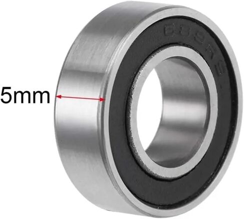 2/10pcs محامل كرة أخدود عميقة 688RS 684 685 686 687 688 689 ZZ RS 2RS Rubber Sealing Cove المحامل (-2RS أسود ، 687 7x14x5mm_10pcs_abec-5) in Saudi Arabia