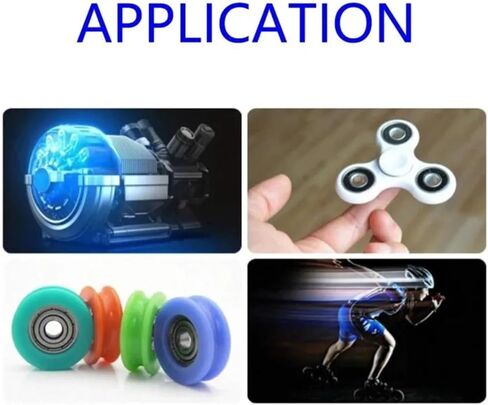 2/10pcs محامل كرة أخدود عميقة 688RS 684 685 686 687 688 689 ZZ RS 2RS Rubber Sealing Cove المحامل (-2RS أسود ، 687 7x14x5mm_10pcs_abec-5) in Saudi Arabia