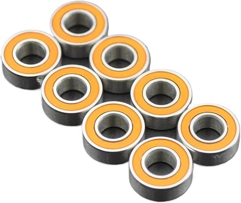 عالي السرعة الهجينة السيراميك تحمل SMR115 الفولاذ المقاوم للصدأ MR115 2RS 1150 5x11x4mm القطر الداخلي 5 مم محامل الكرة المصغرة 1pcs (10pcs) in Saudi Arabia