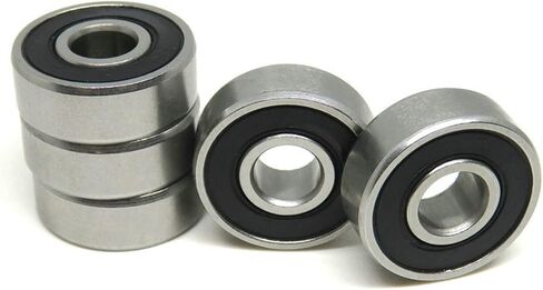 10pcs 6x17x6 S606RS الصلب المقاوم للصدأ تحمل S606 RS 2RS الكرة المصغرة 6 * 17 * 6 in Saudi Arabia